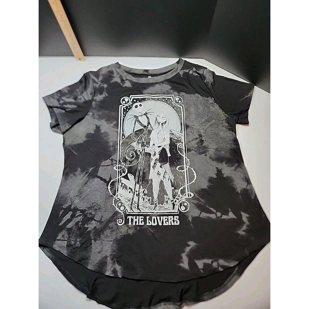 Women's Tim Burtons Nightmare Before Christmas Short Sleeve Shirt, XXL19, The...